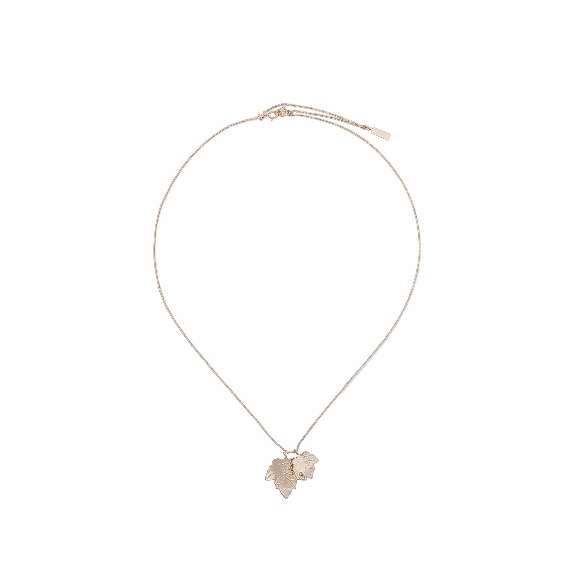 Balenciaga Rose Gold Leaves Row Pendant Balenciaga Rose Gold Leaves Row Pendant