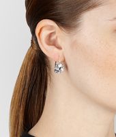 Bottega Veneta® CUBIC ZIRCONIA OXYDIZED SILVER EARRINGS Bottega Veneta® CUBIC ZIRCONIA OXYDIZED SILVER EARRINGS