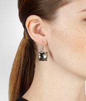 Bottega Veneta® OHRRINGE AUS OXIDIERTEM SILBER MIT PYRIT Bottega Veneta® OHRRINGE AUS OXIDIERTEM SILBER MIT PYRIT