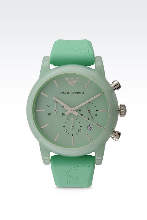 Armani Watch Green Strap