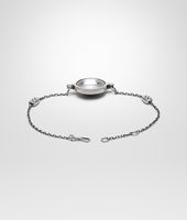 Bottega Veneta® ANTIQUER SILVER ROCK CRYSTAL BUTTERLFY CHARMS BRACELET Bottega Veneta® ANTIQUER SILVER ROCK CRYSTAL BUTTERLFY CHARMS BRACELET