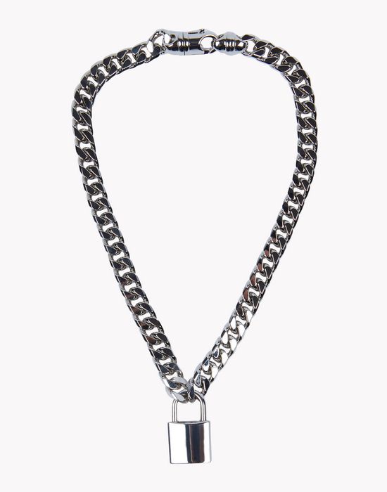 lock chain necklace jewels Man Dsquared2