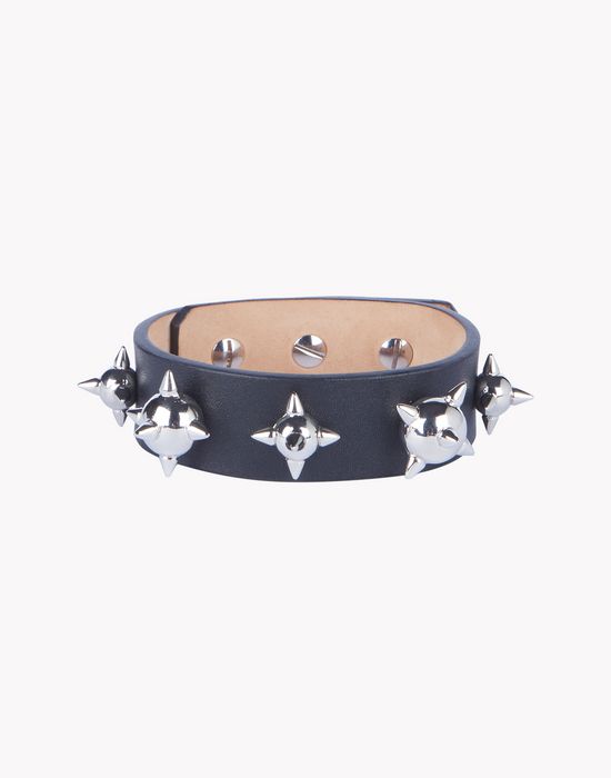 leather spiked armlet jewels Man Dsquared2
