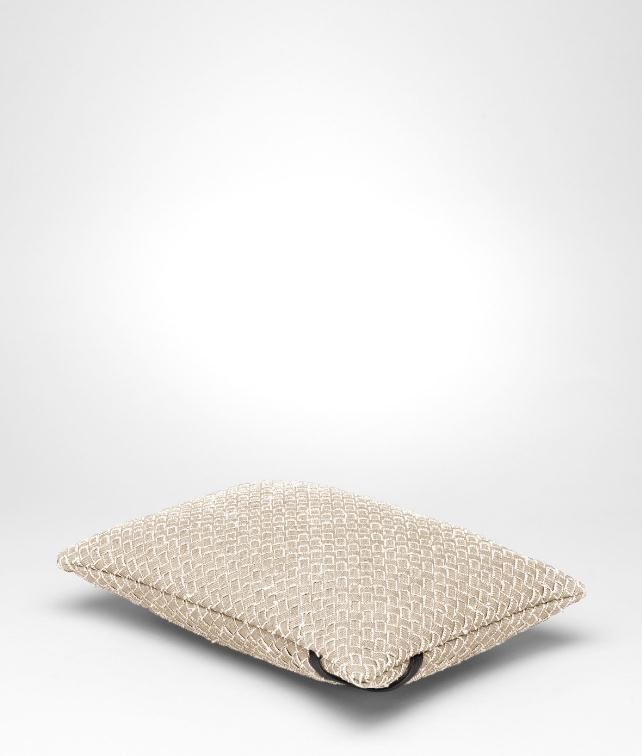 BOTTEGA VENETA Intrecciato Linen Rectangular Pillow Pillow and blanket E fp