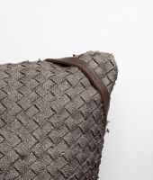 Bottega Veneta® Intrecciato Linen Square Pillow Bottega Veneta® Intrecciato Linen Square Pillow