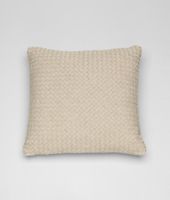 Bottega Veneta® Intrecciato Linen Square Pillow Bottega Veneta® Intrecciato Linen Square Pillow
