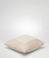 Bottega Veneta® Intrecciato Linen Square Pillow Bottega Veneta® Intrecciato Linen Square Pillow