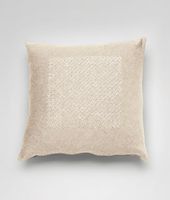 Bottega Veneta® Intrecciato Linen Square Pillow Bottega Veneta® Intrecciato Linen Square Pillow