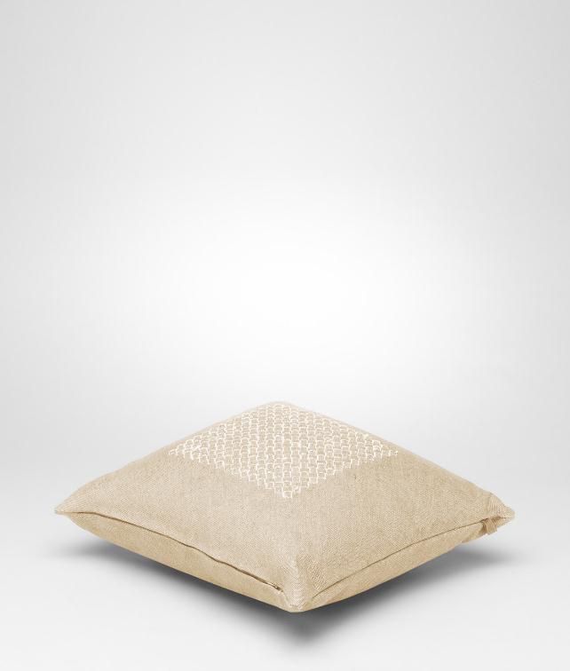 BOTTEGA VENETA Intrecciato Linen Pillow Pillow and blanket E fp