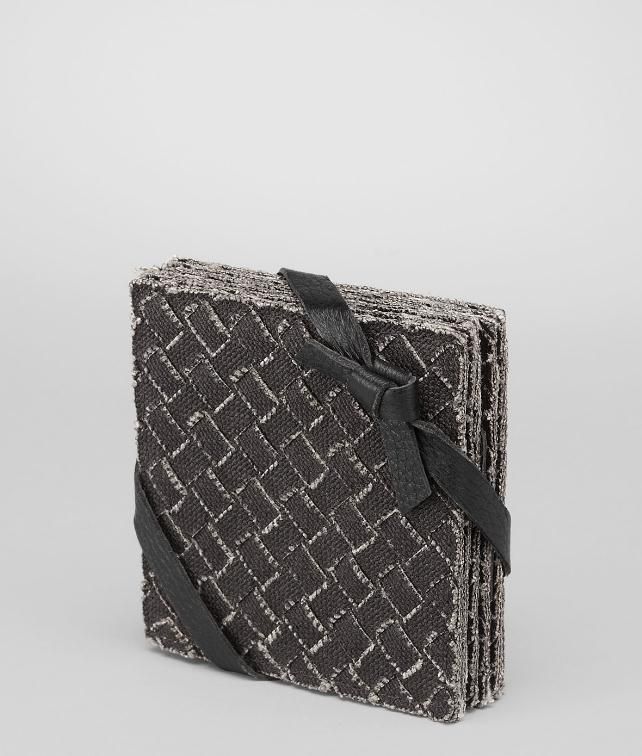 BOTTEGA VENETA Intrecciato Linen Coasters Desk accessory E fp