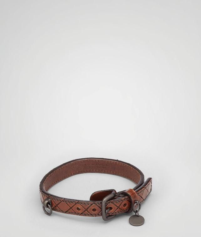BOTTEGA VENETA Intreccio Scolpito Dog Collar Pet Accessory E fp