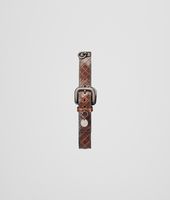 Bottega Veneta® Ebano Intreccio Scolpito Dog Collar Bottega Veneta® Ebano Intreccio Scolpito Dog Collar