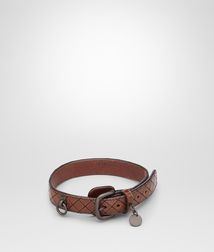 BOTTEGA VENETA - Living, Ebano Intreccio Scolpito Dog Collar