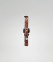 Bottega Veneta® Ebano Intreccio Scolpito Dog Collar Bottega Veneta® Ebano Intreccio Scolpito Dog Collar
