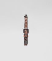 Bottega Veneta® Ebano Intreccio Scolpito Dog Collar Bottega Veneta® Ebano Intreccio Scolpito Dog Collar