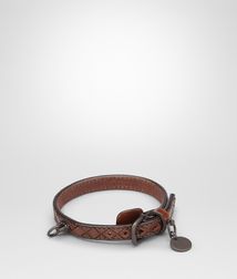 BOTTEGA VENETA - Living, Ebano Intreccio Scolpito Dog Collar