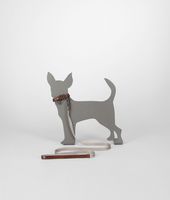 Bottega Veneta® Ebano Intreccio Scolpito Dog Leash Bottega Veneta® Ebano Intreccio Scolpito Dog Leash