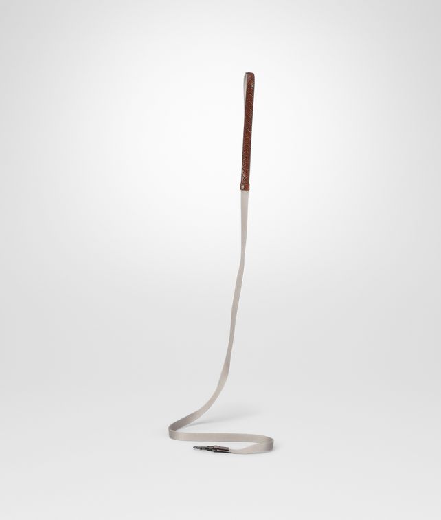 BOTTEGA VENETA Ebano Intreccio Scolpito Dog Leash Pet Accessory E fp
