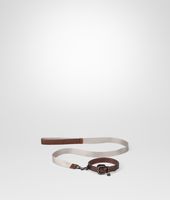 Bottega Veneta® Ebano Intreccio Scolpito Dog Leash Bottega Veneta® Ebano Intreccio Scolpito Dog Leash