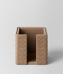 BOTTEGA VENETA - Living, Ash Intrecciato Nappa Memo Paper Holder