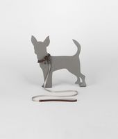 Bottega Veneta® Ebano Intreccio Scolpito Dog Leash Bottega Veneta® Ebano Intreccio Scolpito Dog Leash