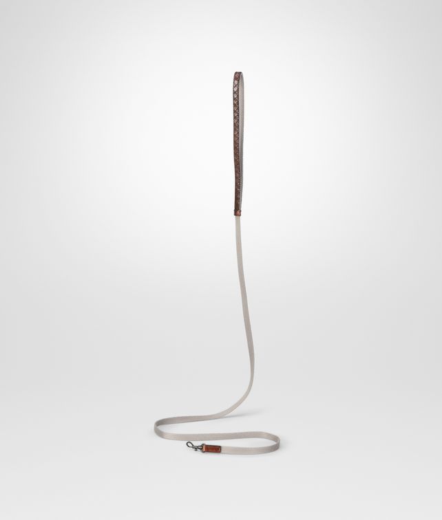 BOTTEGA VENETA Ebano Intreccio Scolpito Dog Leash Pet Accessory E fp