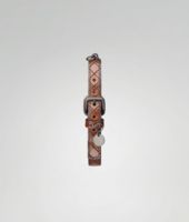 Bottega Veneta® Ebano Intreccio Scolpito Dog Collar Bottega Veneta® Ebano Intreccio Scolpito Dog Collar