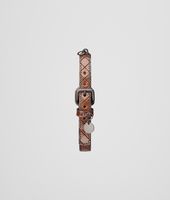 Bottega Veneta® Ebano Intreccio Scolpito Dog Collar Bottega Veneta® Ebano Intreccio Scolpito Dog Collar