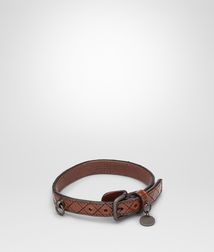 BOTTEGA VENETA - Living, Ebano Intreccio Scolpito Dog Collar