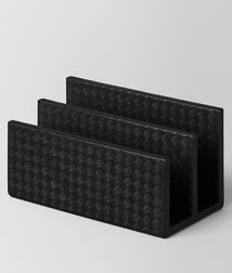 BOTTEGA VENETA - Living, Nero Intrecciato Nappa Paper Holder