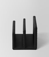 Bottega Veneta® Nero Intrecciato Nappa Paper Holder Bottega Veneta® Nero Intrecciato Nappa Paper Holder