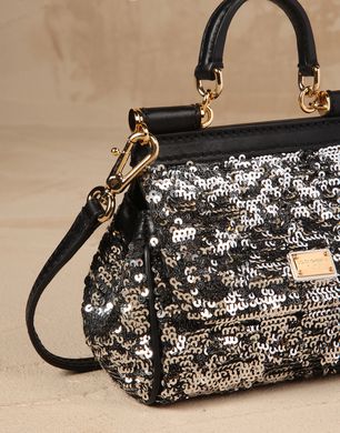 MINI SEQUINNED SICILY BAG - Small leather bags - Dolce&Gabbana - Winter 2014 MINI SEQUINNED SICILY BAG - Small leather bags - Dolce&Gabbana - Winter 2014