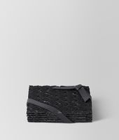 Bottega Veneta® Untersetzer aus Leinen Intrecciato Nero Bottega Veneta® Untersetzer aus Leinen Intrecciato Nero