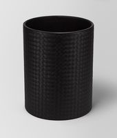 Bottega Veneta® Papierkorb aus Nappaleder Intrecciato Nero Bottega Veneta® Papierkorb aus Nappaleder Intrecciato Nero