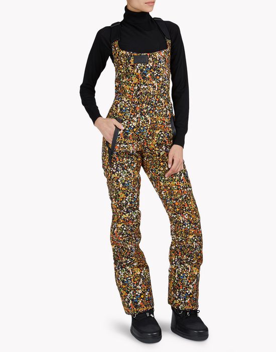 ski floral salopette overalls Woman Dsquared2