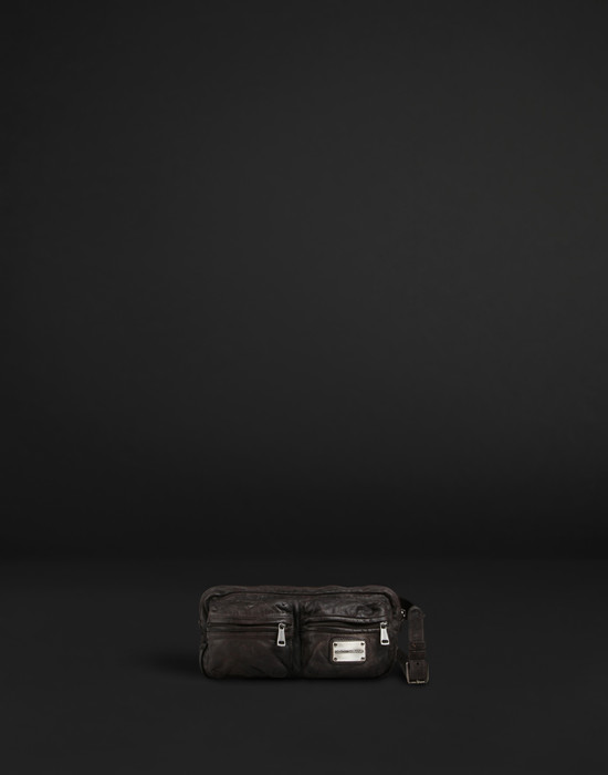 Washed leather bumbag - Bumbags - Dolce&Gabbana - Summer 2014 Washed leather bumbag - Bumbags - Dolce&Gabbana - Summer 2014