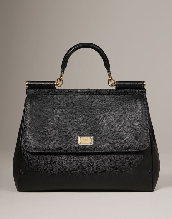 TEXTURED LEATHER SICILY - Medium leather bags - Dolce&Gabbana - Summer 2014 TEXTURED LEATHER SICILY - Medium leather bags - Dolce&Gabbana - Summer 2014