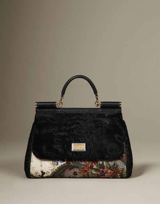 SICILY - Grands sacs en tissu - Dolce&Gabbana - Hiver 2014 SICILY - Grands sacs en tissu - Dolce&Gabbana - Hiver 2014