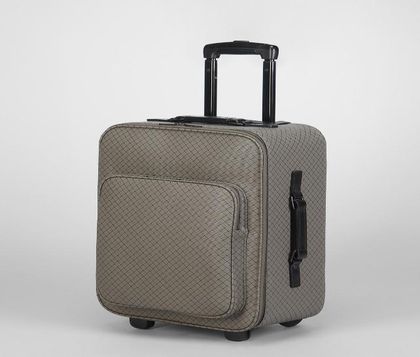 Trolley or carry-on luggageTravelLeatherGrey Bottega Veneta®