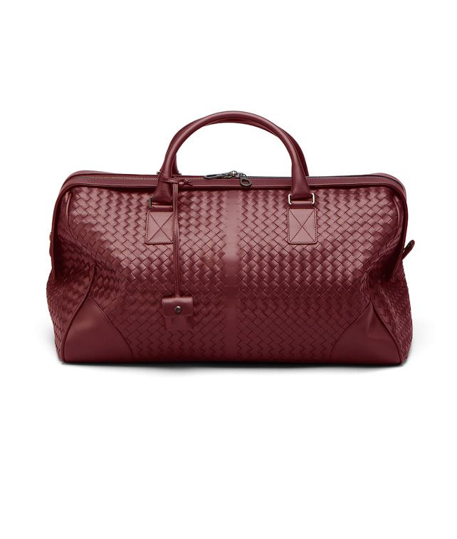 BOTTEGA VENETA Ebano Intrecciato VN Medium Duffel Holiday or weekend bag E fp