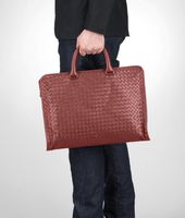 Bottega Veneta® Intrecciato Light Calf Briefcase Bottega Veneta® Intrecciato Light Calf Briefcase