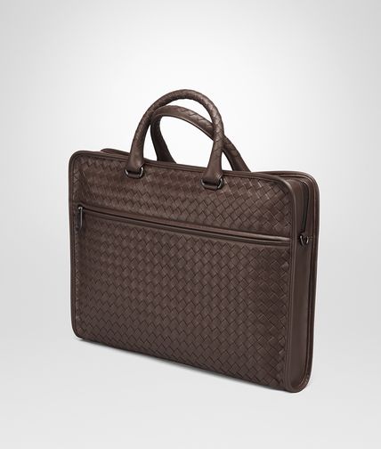 BOTTEGA VENETA - Intrecciato Light Calf Briefcase