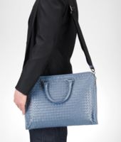 Bottega Veneta® Krim Intrecciato Light Calf Briefcase Bottega Veneta® Krim Intrecciato Light Calf Briefcase