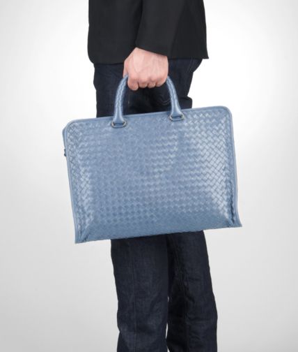 BOTTEGA VENETA - Intrecciato Light Calf Briefcase
