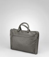 Bottega Veneta® Shadow Intrecciato Light Calf Briefcase Bottega Veneta® Shadow Intrecciato Light Calf Briefcase
