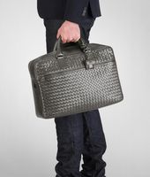 Bottega Veneta® Shadow Intrecciato VN Briefcase Bottega Veneta® Shadow Intrecciato VN Briefcase