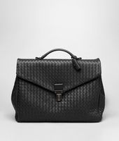 Bottega Veneta® Nero Intrecciato VN Briefcase Bottega Veneta® Nero Intrecciato VN Briefcase
