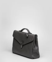 Bottega Veneta® Shadow Intrecciato VN Briefcase Bottega Veneta® Shadow Intrecciato VN Briefcase