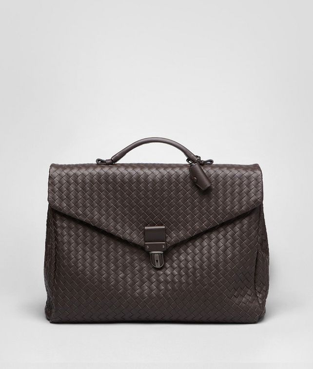 BOTTEGA VENETA Ebano Intrecciato VN Briefcase Business bag U fp