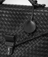 Bottega Veneta® Aktentasche aus VN-Leder Intrecciato Nero Bottega Veneta® Aktentasche aus VN-Leder Intrecciato Nero